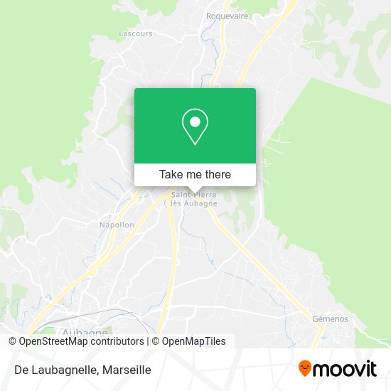 De Laubagnelle map
