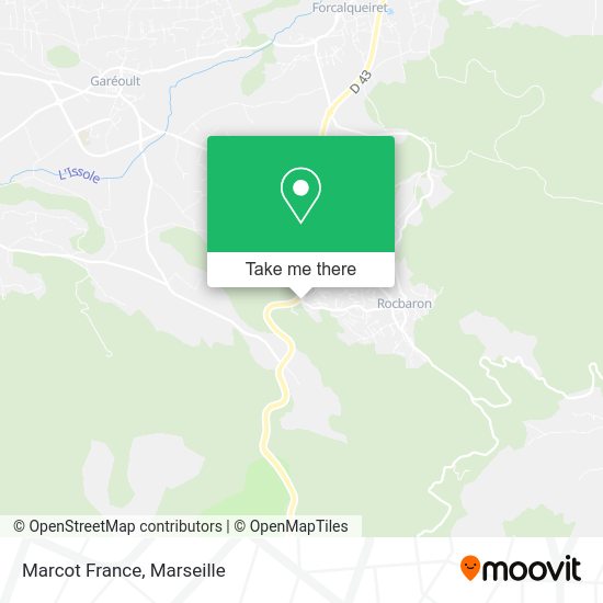 Marcot France map