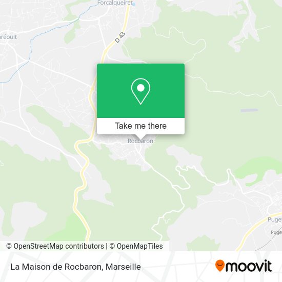 La Maison de Rocbaron map