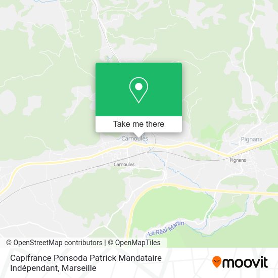 Capifrance Ponsoda Patrick Mandataire Indépendant map