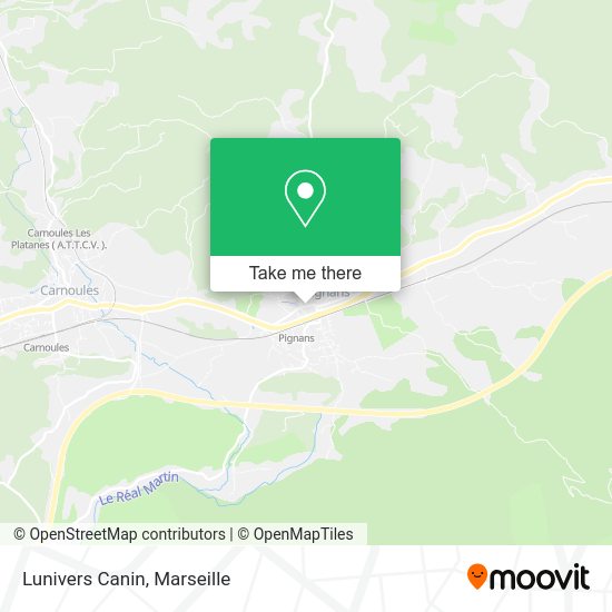 Lunivers Canin map