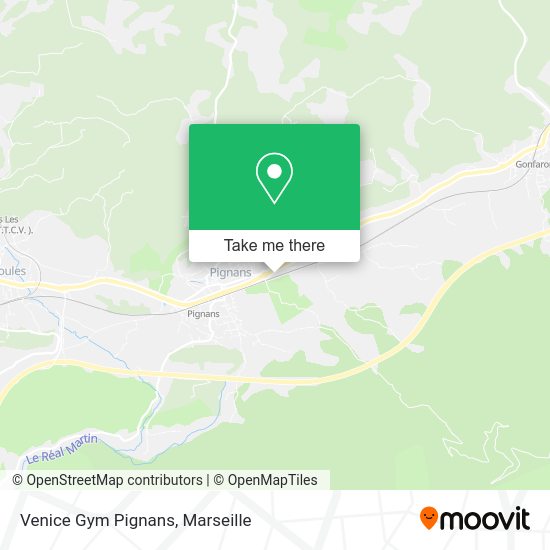 Venice Gym Pignans map