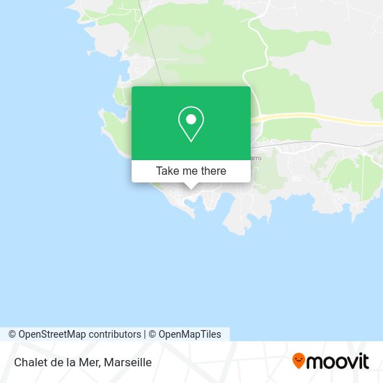 Chalet de la Mer map