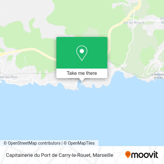 Capitainerie du Port de Carry-le-Rouet map
