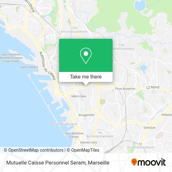 Mutuelle Caisse Personnel Seram map