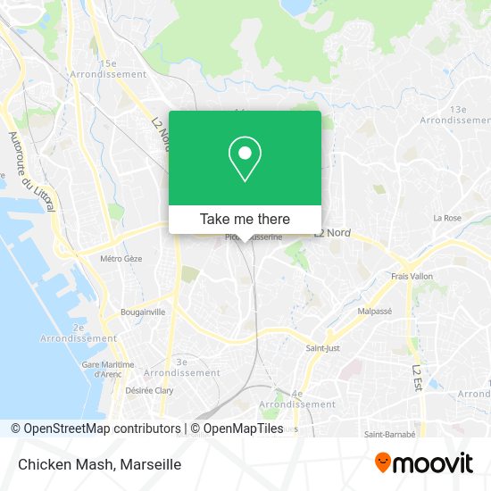 Chicken Mash map