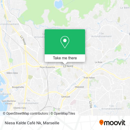 Niesa Kalde Café Nk map
