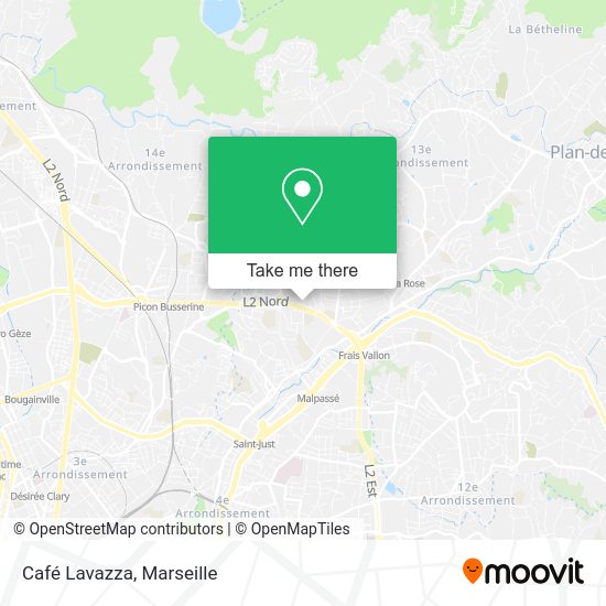 Café Lavazza map