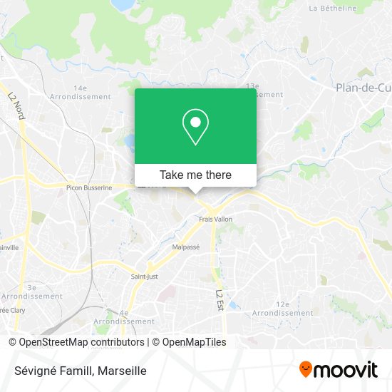 Sévigné Famill map