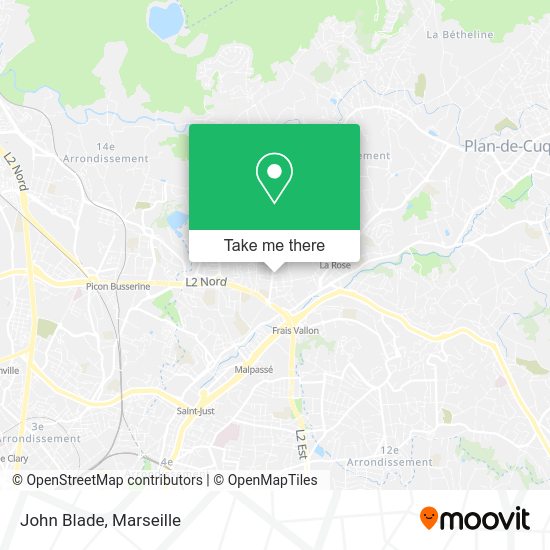 John Blade map