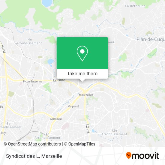Syndicat des L map