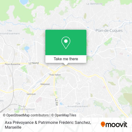 Axa Prévoyance & Patrimoine Frédéric Sanchez map