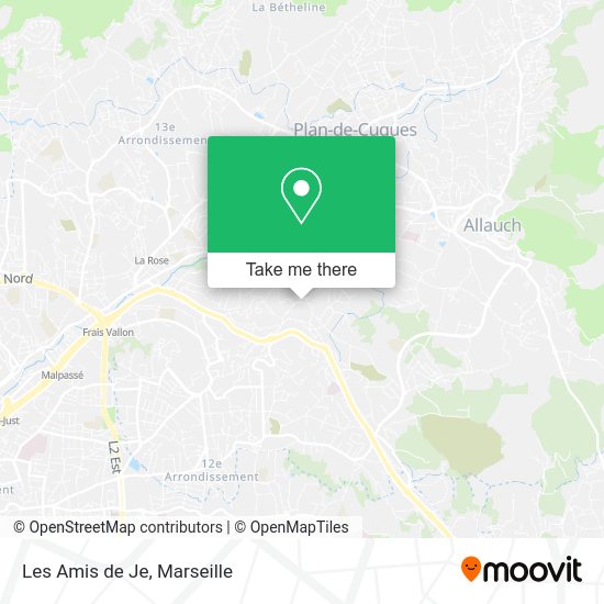 Les Amis de Je map