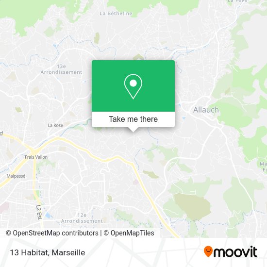 13 Habitat map
