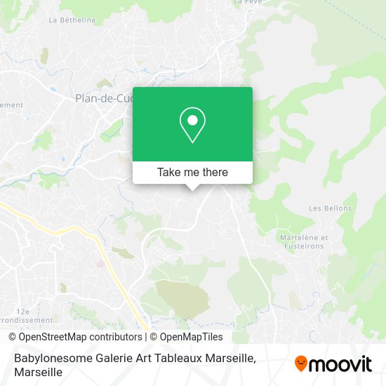 Babylonesome Galerie Art Tableaux Marseille map