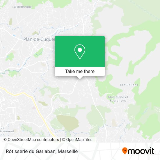 Rôtisserie du Garlaban map