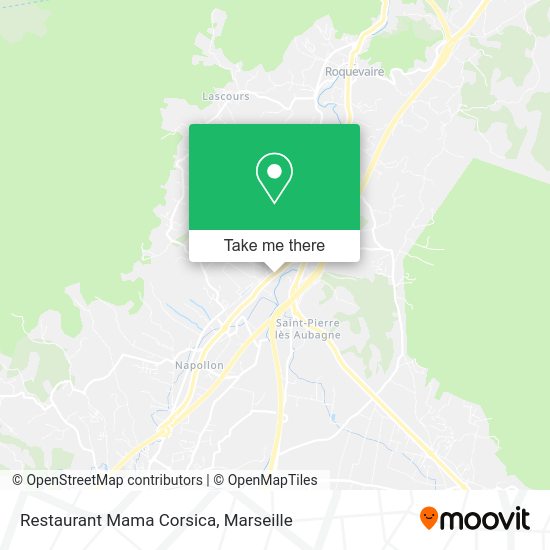 Restaurant Mama Corsica map
