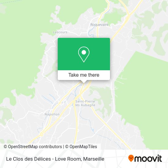 Le Clos des Délices - Love Room map