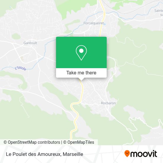 Le Poulet des Amoureux map