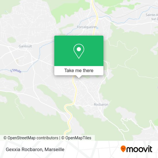 Gexxia Rocbaron map