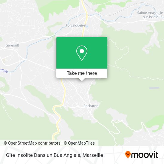Gîte Insolite Dans un Bus Anglais map