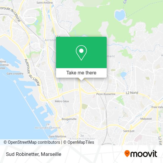 Sud Robinetter map