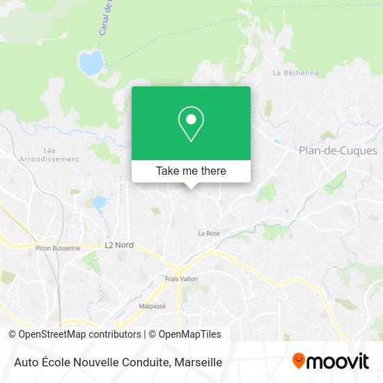 Auto École Nouvelle Conduite map