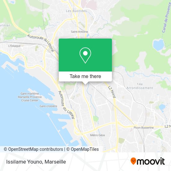 Issilame Youno map