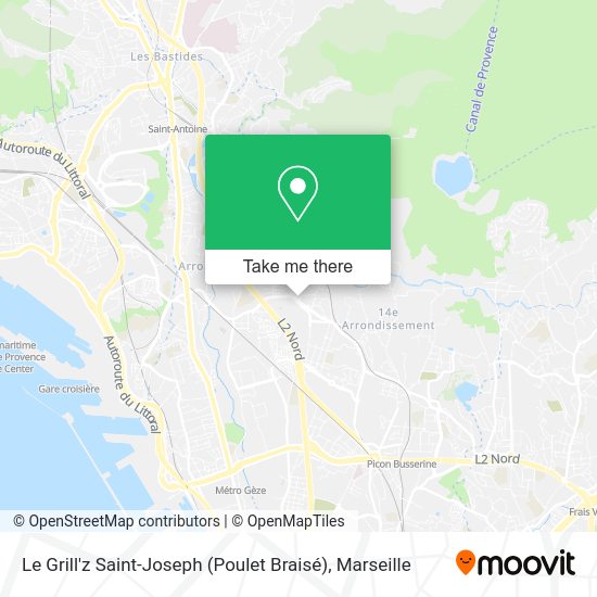 Le Grill'z Saint-Joseph (Poulet Braisé) map