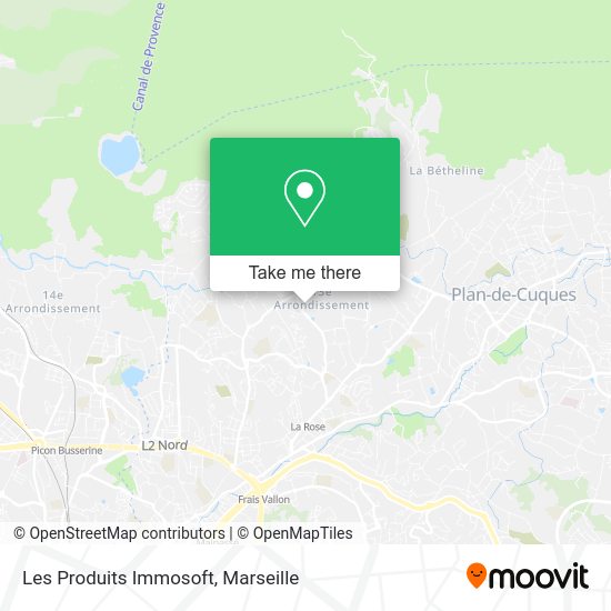 Les Produits Immosoft map