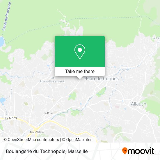 Boulangerie du Technopole map