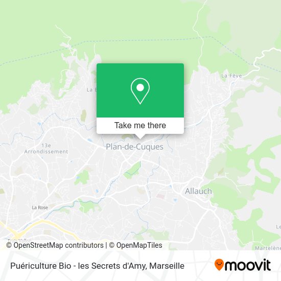 Puériculture Bio - les Secrets d'Amy map