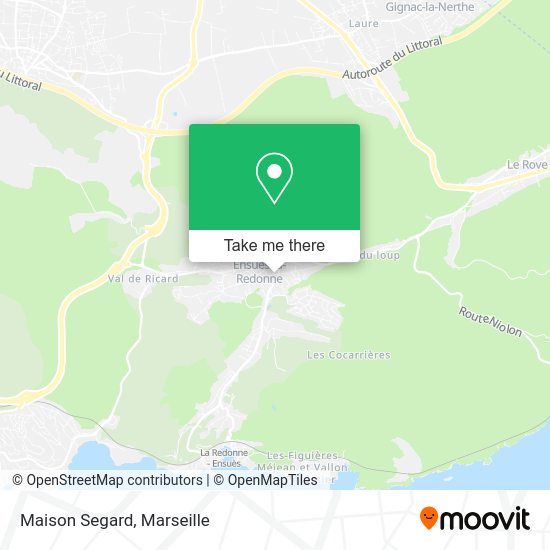 Maison Segard map