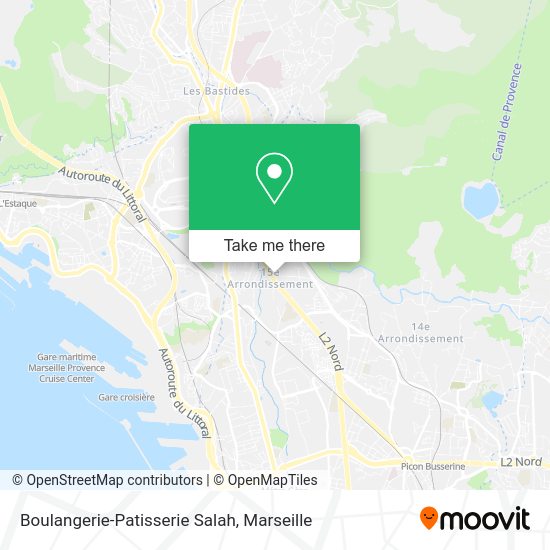 Boulangerie-Patisserie Salah map