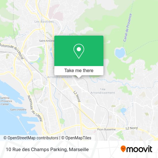 10 Rue des Champs Parking map