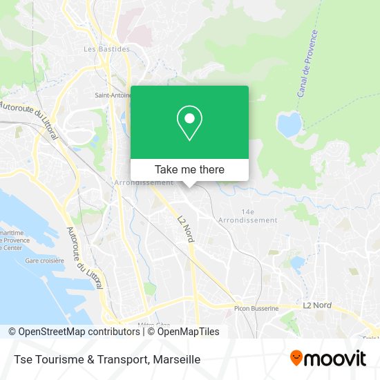 Tse Tourisme & Transport map