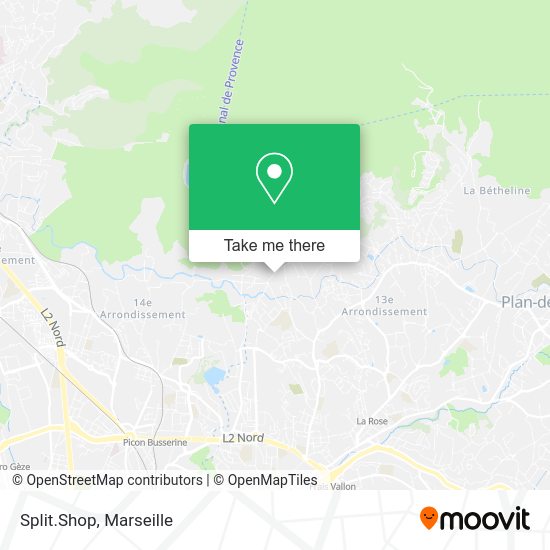 Split.Shop map