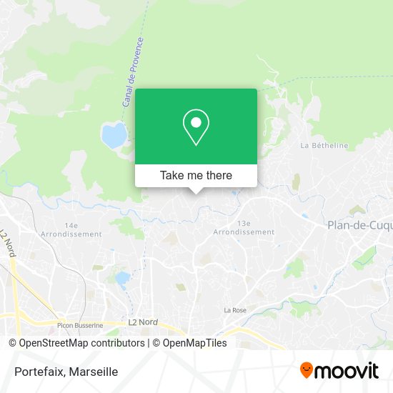 Portefaix map