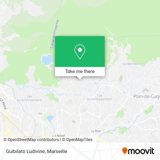 Guibilato Ludivine map