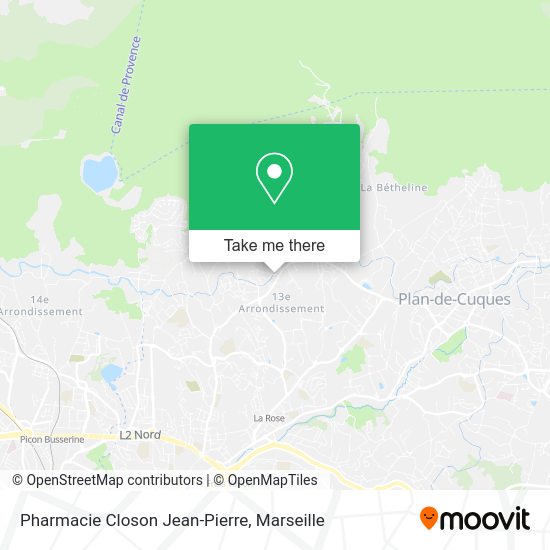 Pharmacie Closon Jean-Pierre map