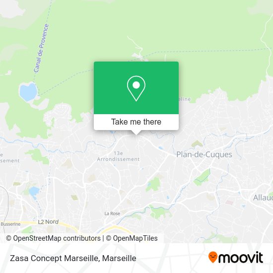 Zasa Concept Marseille map