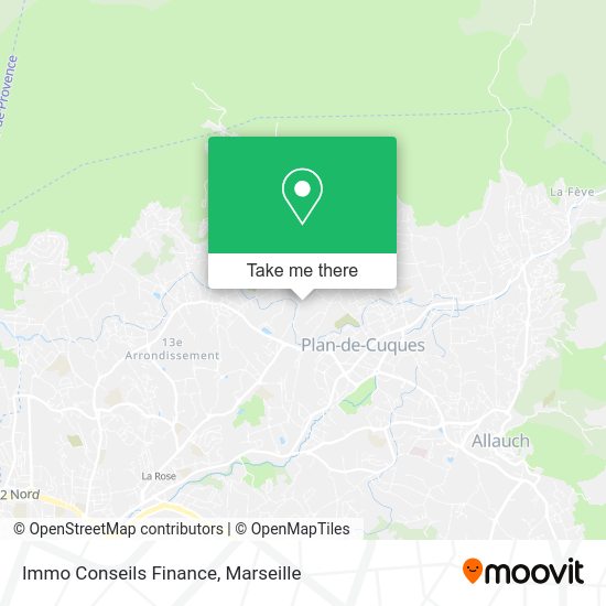 Immo Conseils Finance map