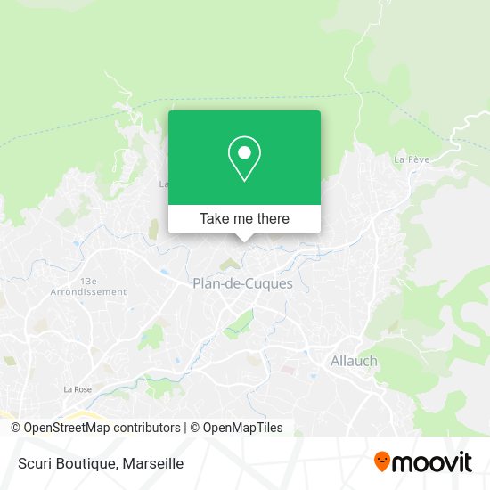 Scuri Boutique map