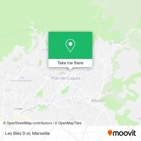 Les Blés D or map