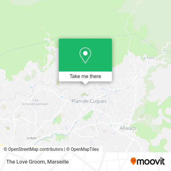 The Love Groom map