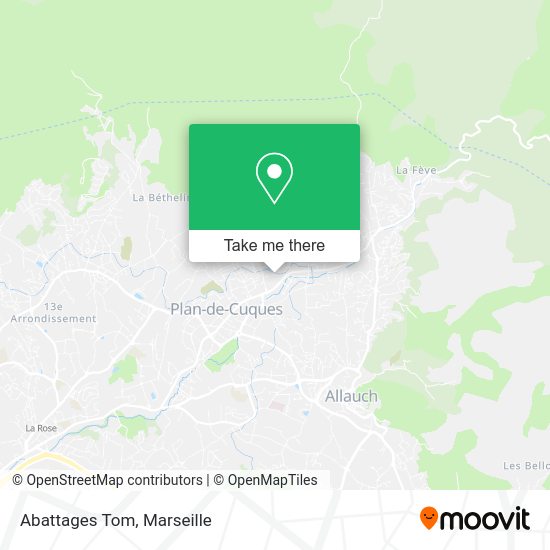 Abattages Tom map