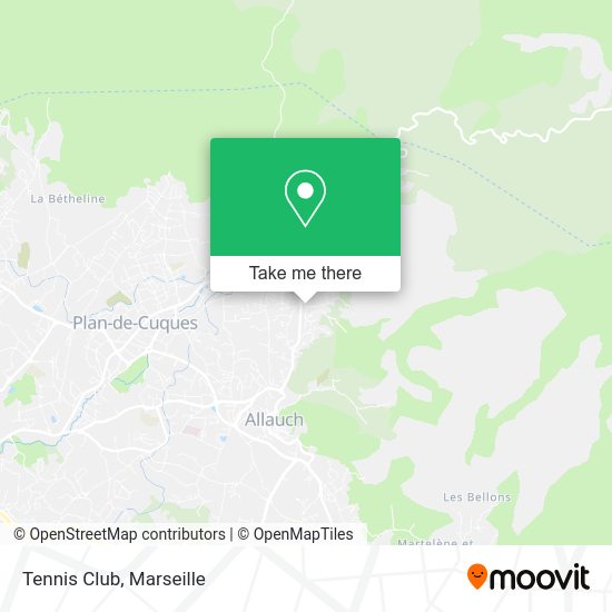 Tennis Club map