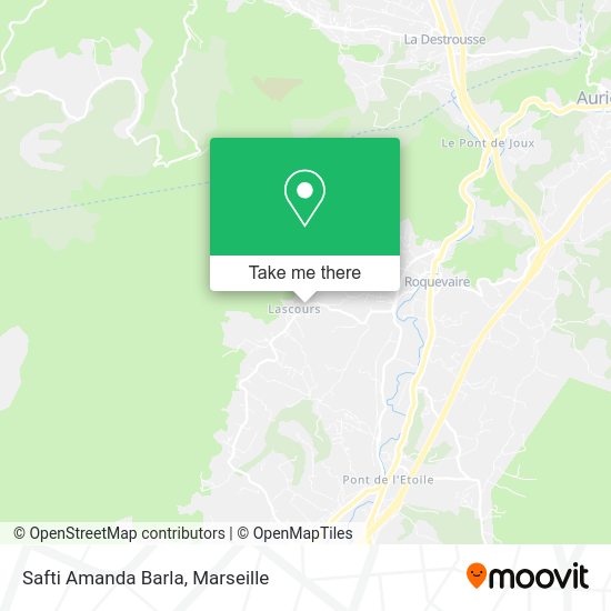 Safti Amanda Barla map