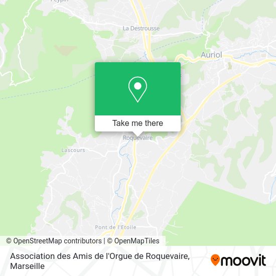 Association des Amis de l'Orgue de Roquevaire map