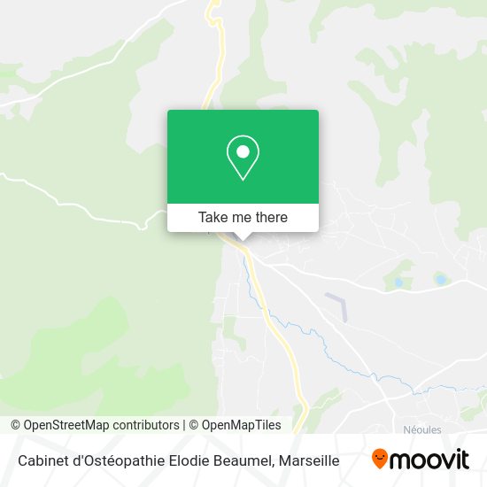 Cabinet d'Ostéopathie Elodie Beaumel map